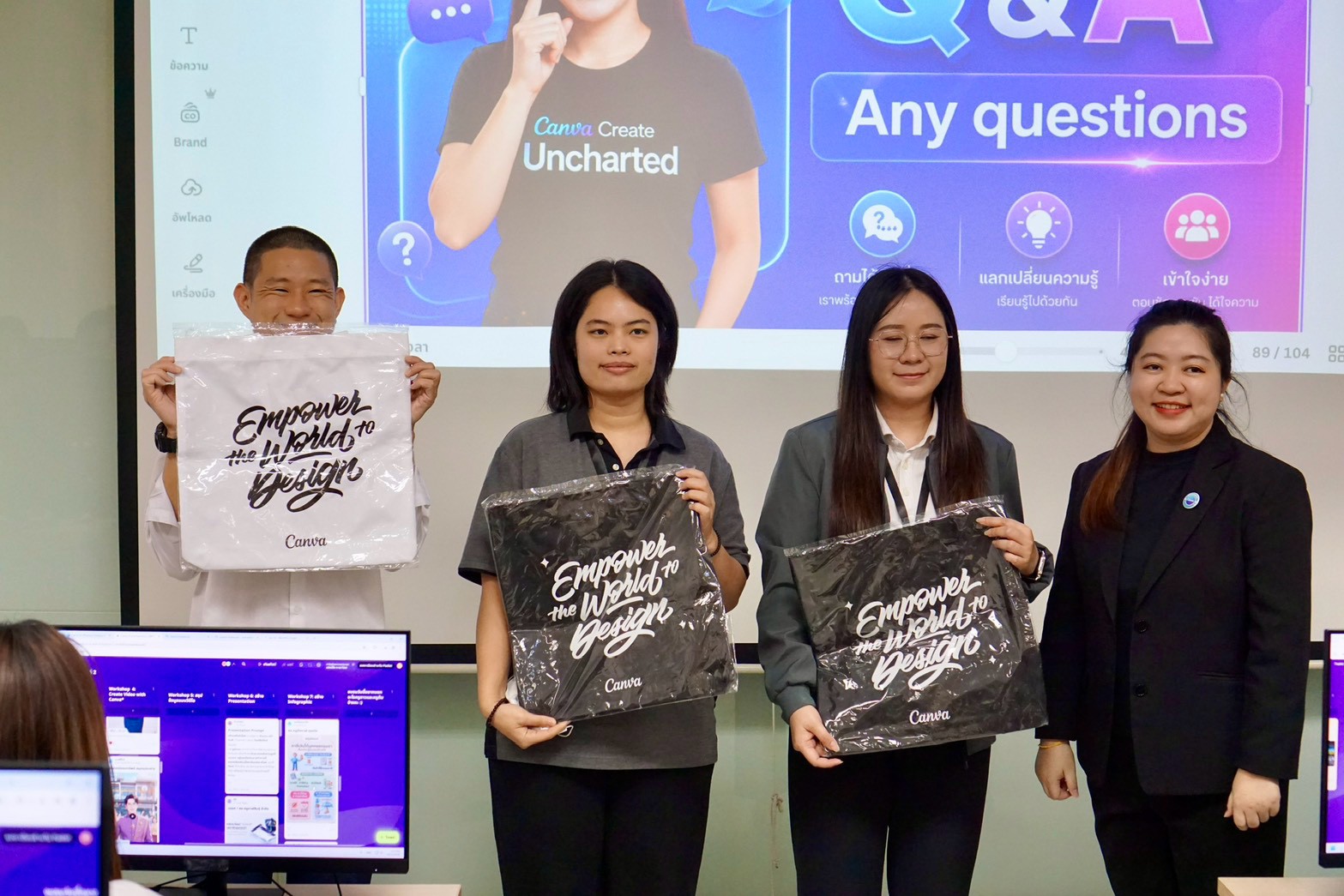 โครงการเชิงปฏิบัติการ เรื่อง การสร้างสื่อ Animation โดยใช้ Canva กับ AI รุ่นที่ 2 รูปที่ 30